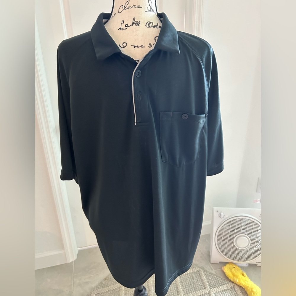 RedHead Black polo